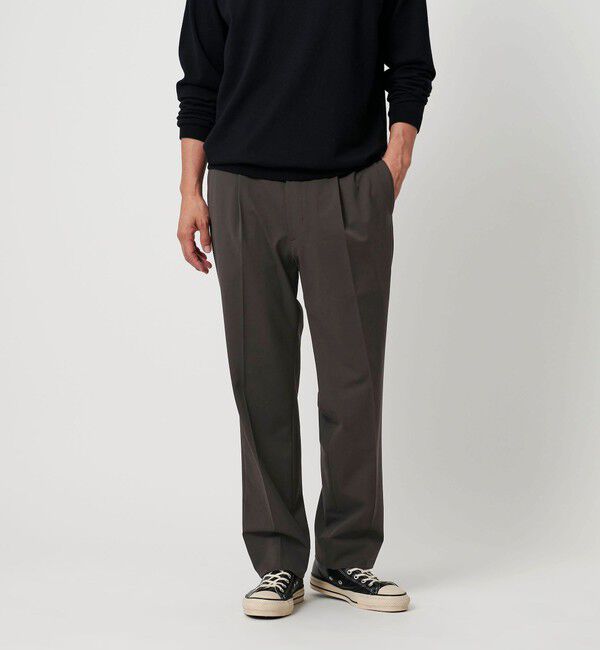 BEAUTY&YOUTH UNITED ARROWS「2W TR イージースラックス NO.5 タテヨコストレッチ」|チノ|DK.BROWN