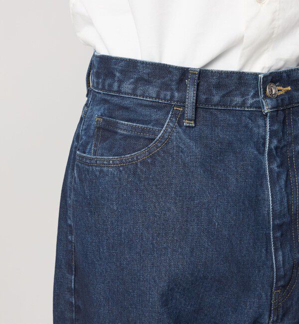 STEVEN ALAN「＜Steven Alan＞ 13.5oz デニム 5ポケット バギー テーパード パンツ」|デニム|