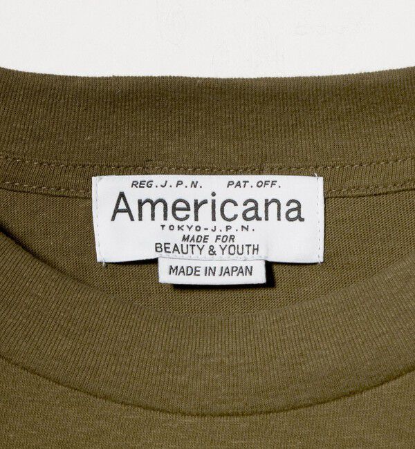 BEAUTY&YOUTH UNITED ARROWS「【別注】＜Americana＞ロゴロングスリーブTシャツ」|Tシャツ・カットソー|