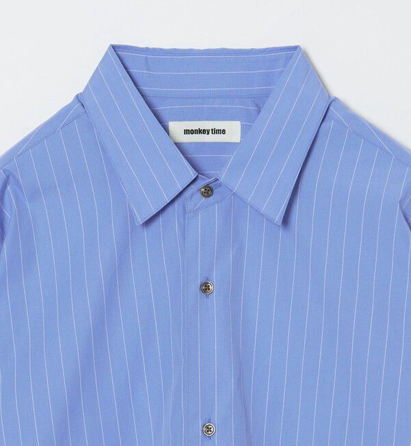 MONKEY TIME「コットン クロップド シャツ」|シャツ・ブラウス|