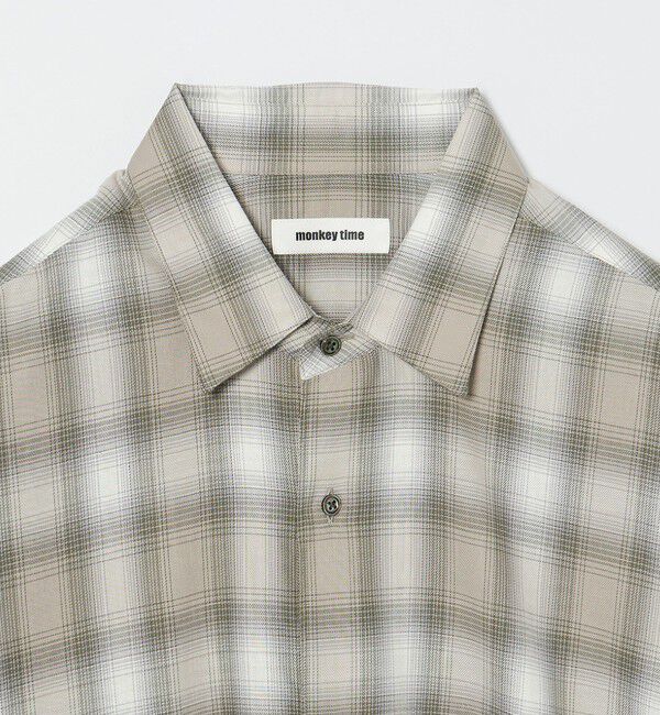MONKEY TIME「コットン クロップド シャツ」|シャツ・ブラウス|