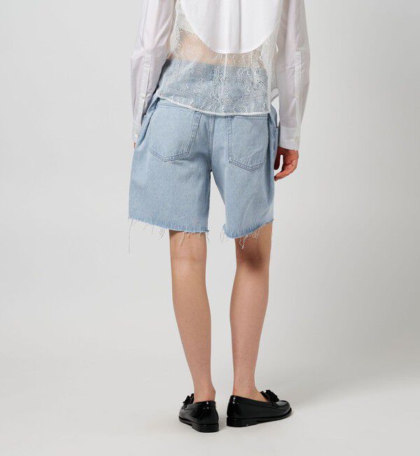 ATTISESSION「＜ATTISESSION＞ハーフ デニム パンツ/ライトブルー」|その他|