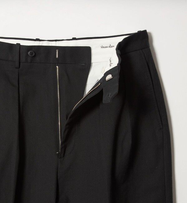 STEVEN ALAN「＜Steven Alan＞ ドリル インツープリーツ ドレス トラウザーズ」|チノ|