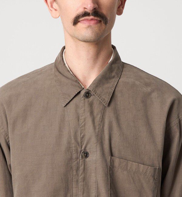 STEVEN ALAN「＜Steven Alan＞ マイクロ コーデュロイ オープンカラー オーバー シャツ」|シャツ・ブラウス|