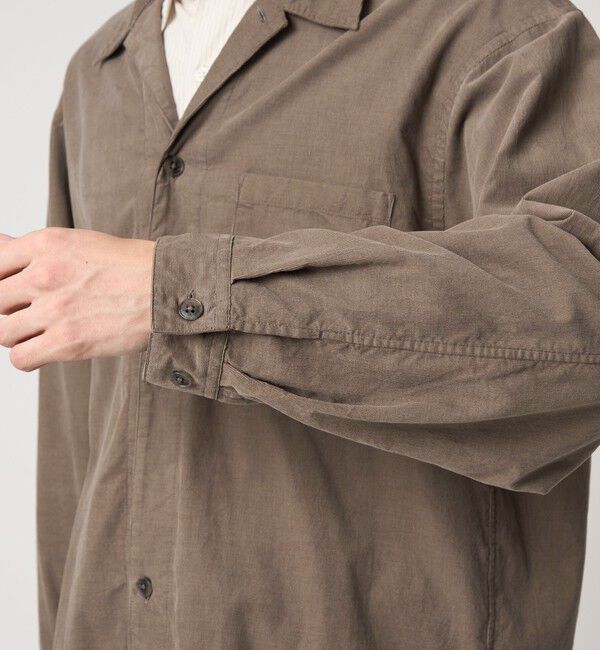 STEVEN ALAN「＜Steven Alan＞ マイクロ コーデュロイ オープンカラー オーバー シャツ」|シャツ・ブラウス|