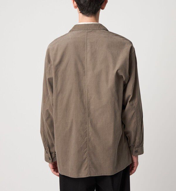 STEVEN ALAN「＜Steven Alan＞ マイクロ コーデュロイ オープンカラー オーバー シャツ」|シャツ・ブラウス|