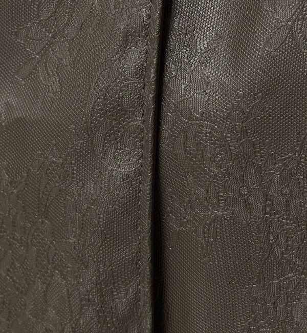 ATTISESSION「＜ATTISESSION＞レザーライク リバーシブル ラップ ミニスカート」|スカート|