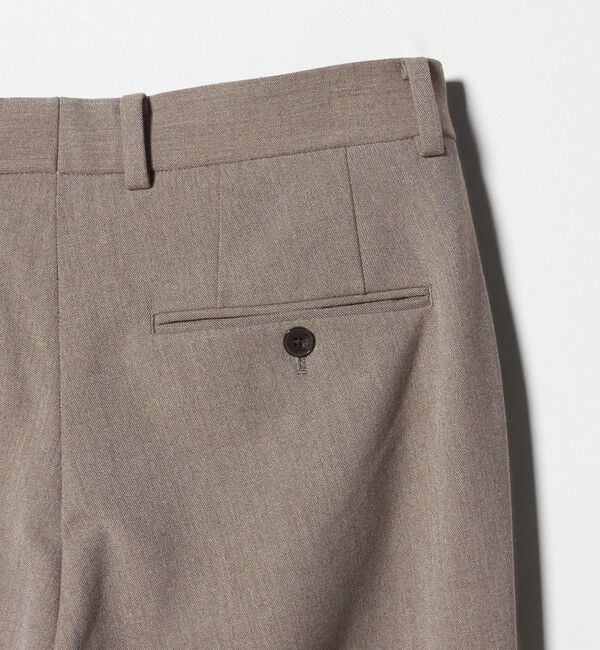 BEAUTY&YOUTH UNITED ARROWS「アルガン TR 1プリーツ テーパード パンツ NO.7」|チノ|