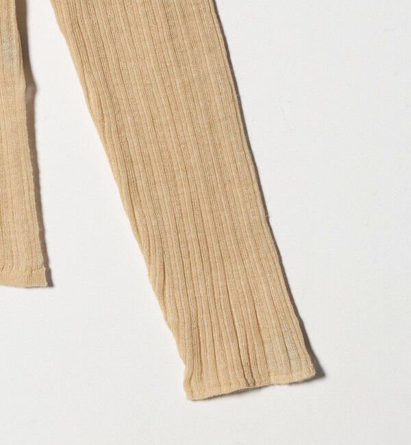 BEAUTY&YOUTH UNITED ARROWS「アルパカブレンド ランダムリブ ヘンリーネックプルオーバー」|ニット・セーター|