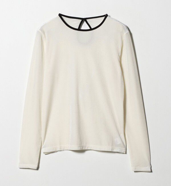 BEAUTY&YOUTH UNITED ARROWS「シアーベロア リンガーロングスリーブTシャツ」|Tシャツ・カットソー|