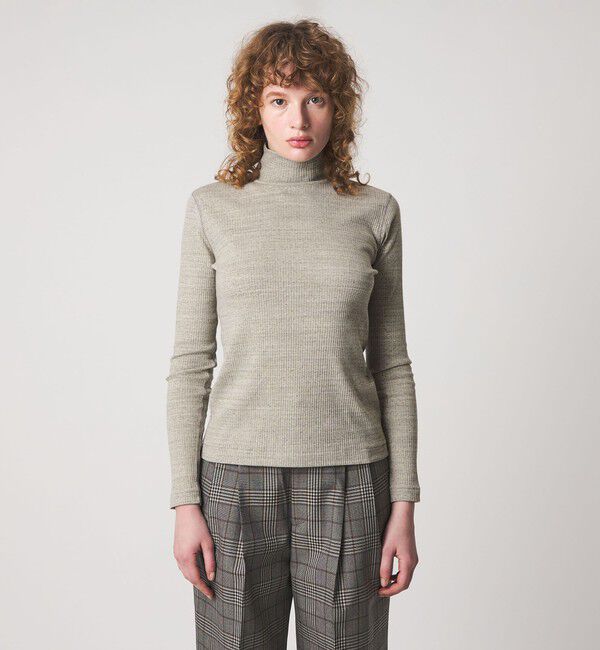 STEVEN ALAN「＜Steven Alan＞コットン リブ タートルネック カットソー」|Tシャツ・カットソー|