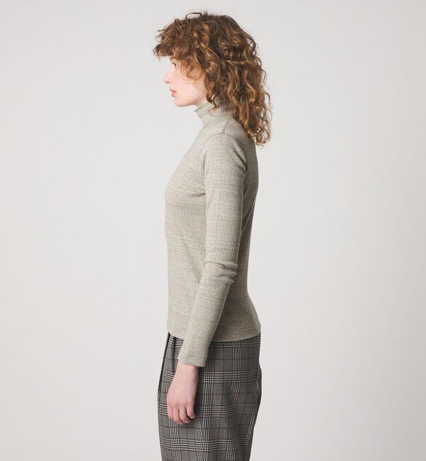 STEVEN ALAN「＜Steven Alan＞コットン リブ タートルネック カットソー」|Tシャツ・カットソー|