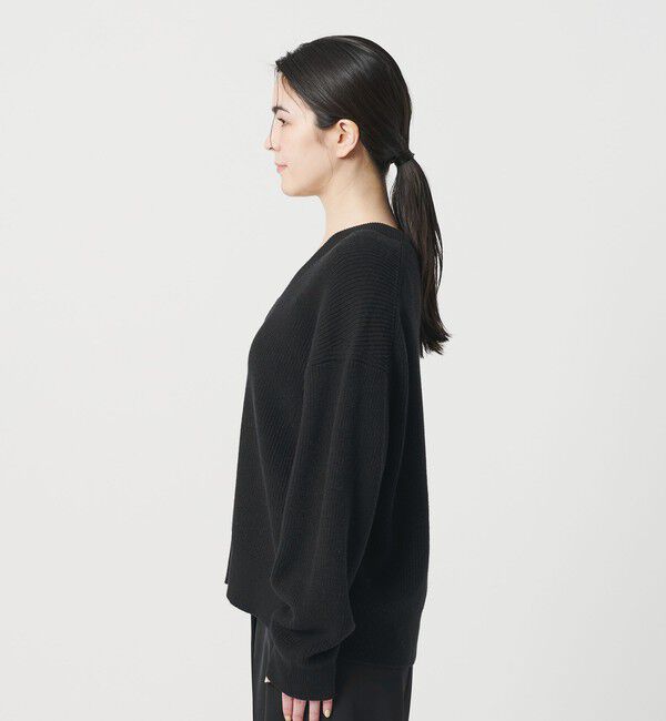 BEAUTY&YOUTH UNITED ARROWS「アゼ スリットVネック ニットプルオーバー ウォッシャブル」|ニット・セーター|