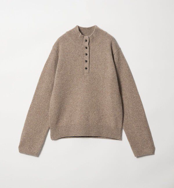 STEVEN ALAN「＜Steven Alan＞ウール シルク ヘンリーネック ニット」|ニット・セーター|