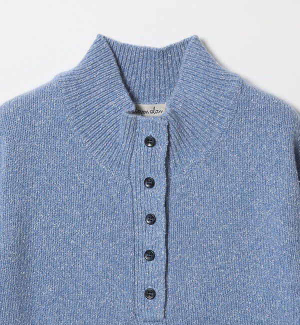 STEVEN ALAN「＜Steven Alan＞ウール シルク ヘンリーネック ニット」|ニット・セーター|