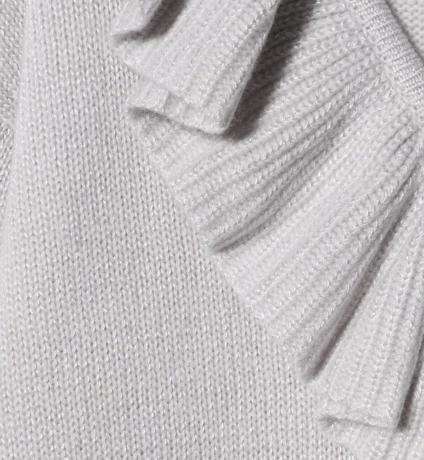 BEAUTY&YOUTH UNITED ARROWS「ウールレーヨン ラッフルフリル ニットカーディガン」|カーディガン|
