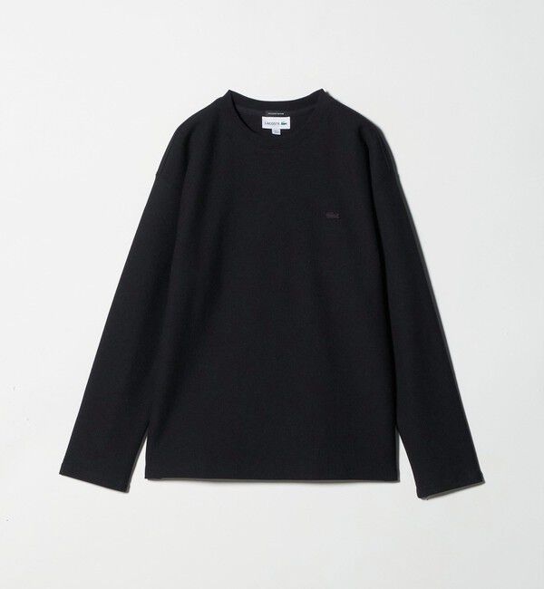 BEAUTY&YOUTH UNITED ARROWS「＜LACOSTE for BEAUTY&YOUTH＞ワントーン ロング スリーブ カットソー」|Tシャツ・カットソー|BLACK