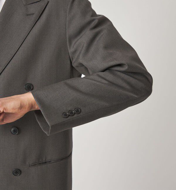 STEVEN ALAN「＜Steven Alan＞ ウール オックスフォード ダブルブレステッド 6B ジャケット」|テーラードジャケット|