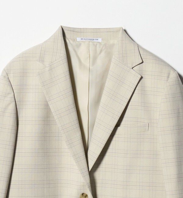 BEAUTY&YOUTH UNITED ARROWS「ポリエステルブレンド チェック テーラードジャケット」|テーラードジャケット|