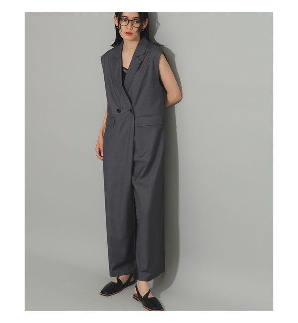 Ray BEAMS 「テーラードカラー サロペット」|オールインワン|