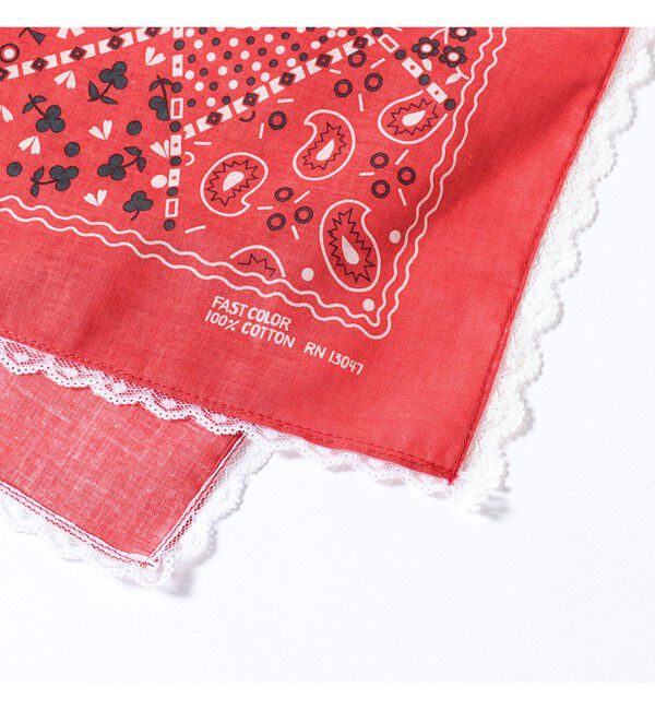 BEAMSBOY「2WAY レース バンダナ」|ハンカチ|