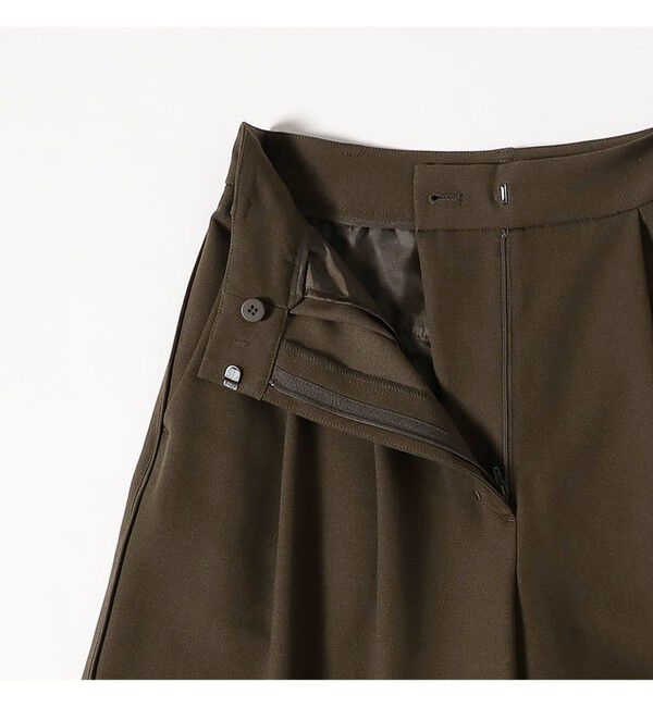 Demi-Luxe BEAMS 「ポプリン 2タックパンツ」|チノ|