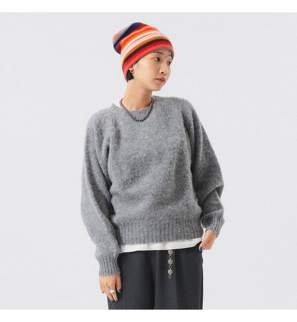 BEAMSBOY「【別注】Nor&rsquo;Easterly / シェットランド シャギー クルーネック 25FW」|ニット・セーター|