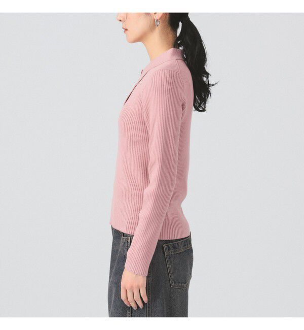 Ray BEAMS 「リブ ニット ポロシャツ」|ニット・セーター|