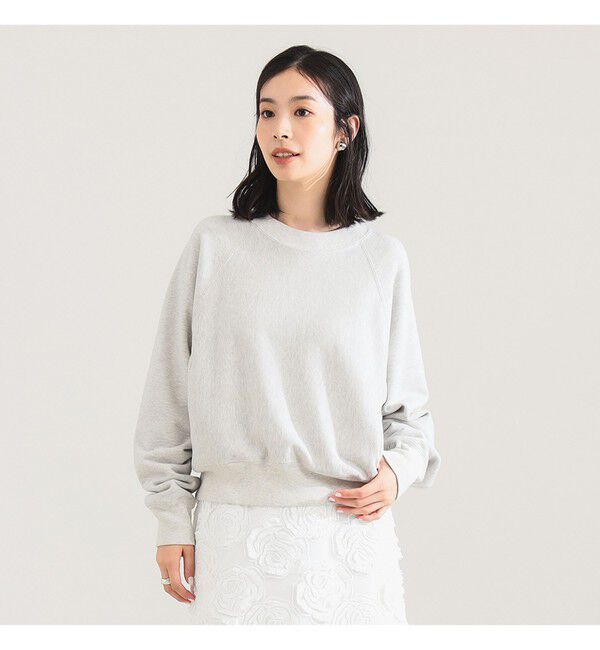 Demi-Luxe BEAMS 「BATONER / メランジ 裏毛 クルーネック トップス」|パーカー|GREY