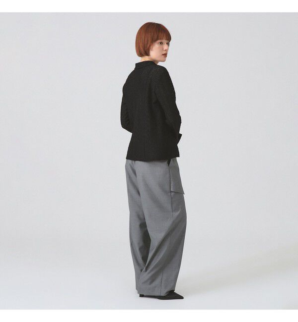 Ray BEAMS 「フロント ラップ ワイド パンツ」|チノ|