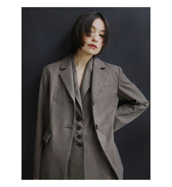 Ray BEAMS 「RBS / ヘリンボーン 2ボタン ジャケット」|テーラードジャケット|BROWN