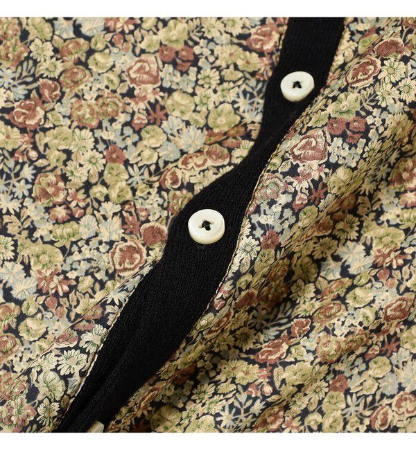 BEAMSBOY「リバティ パッチ カーディガン」|ニット・セーター|