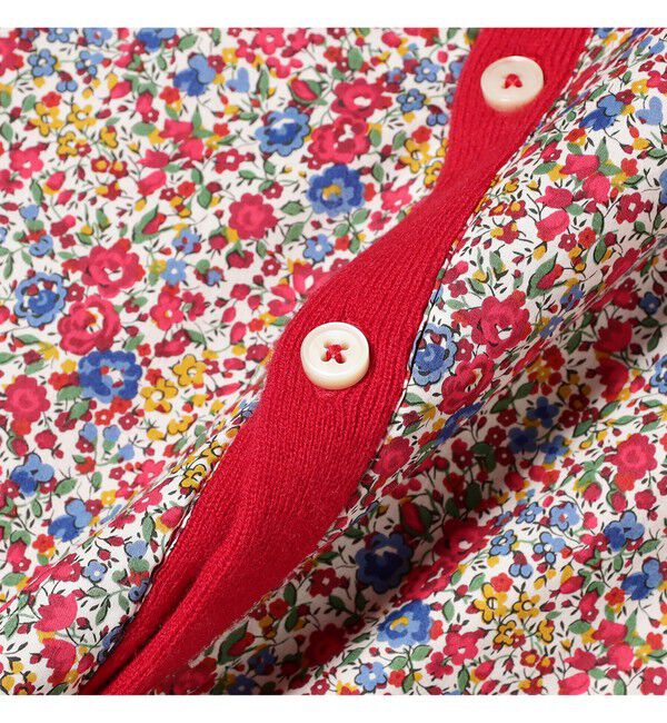 BEAMSBOY「リバティ パッチ カーディガン」|ニット・セーター|