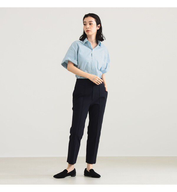 Demi-Luxe BEAMS 「AK+1 / ハーフスリーブ コットン シャツ」|シャツ・ブラウス|