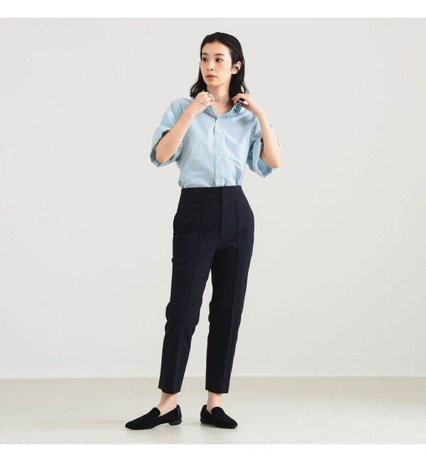 Demi-Luxe BEAMS 「AK+1 / ハーフスリーブ コットン シャツ」|シャツ・ブラウス|