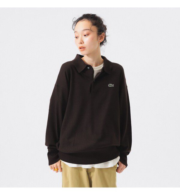 BEAMSBOY「【別注】LACOSTE / ニット ポロシャツ」|ニット・セーター|