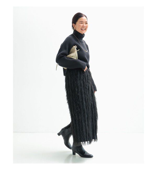 Demi-Luxe BEAMS 「サイドジップ リブ プルオーバー ニット .M」|ニット・セーター|