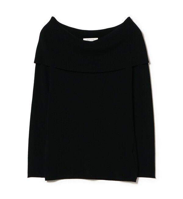 Demi-Luxe BEAMS 「レーヨン ポリエステル オフショルダー プルオーバー ニット」|ニット・セーター|