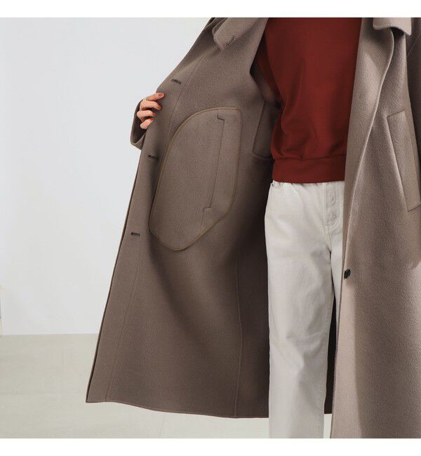 Demi-Luxe BEAMS 「リバー フーディーコート」|ダッフルコート|