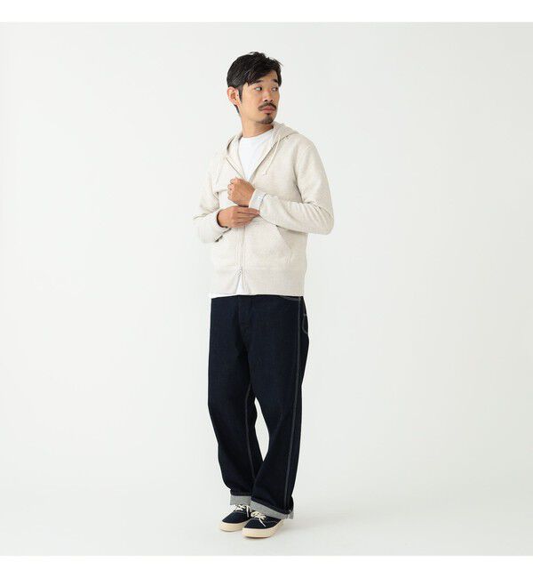 BEAMS PLUS「LOOPWHEELER / 別注 Slim Zip Sweat Hoody」|スウェット・ジャージ|
