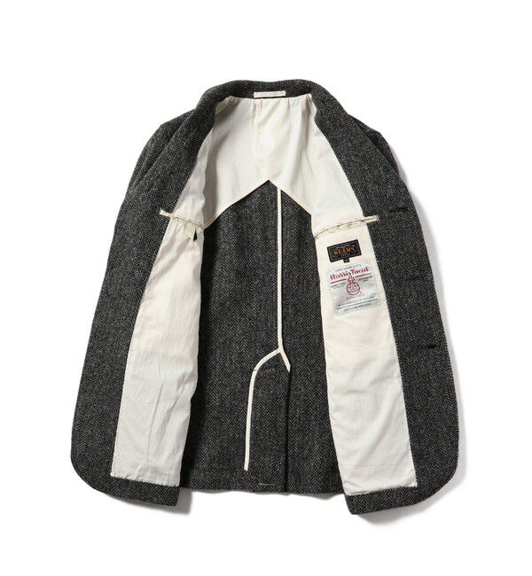 BEAMS PLUS「BEAMS PLUS / ハリスツイード 3ボタン ジャケット 24」|テーラードジャケット|