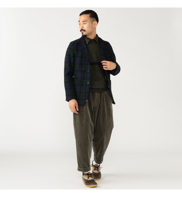 BEAMS PLUS「BEAMS PLUS / ハリスツイード 3ボタン ジャケット 24」|テーラードジャケット|