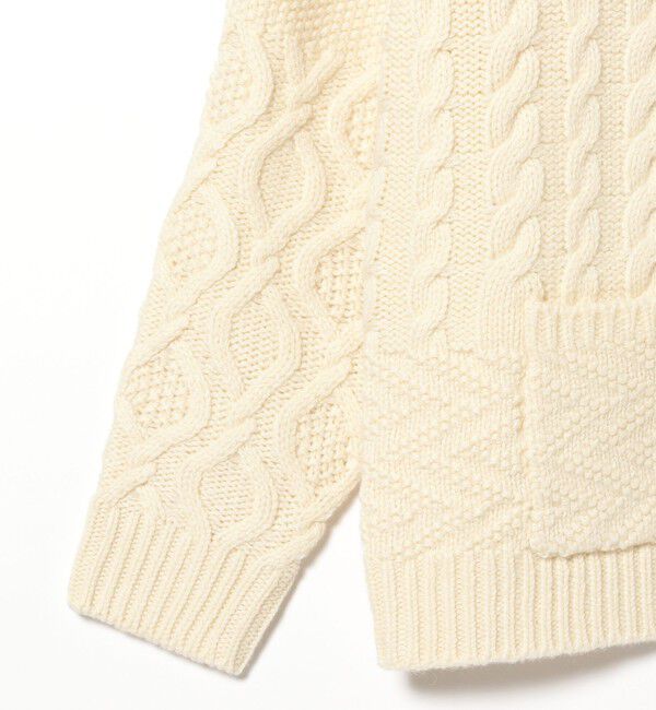 BEAMS PLUS「BEAMS PLUS / Cardigan Alan Patchwork」|カーディガン|