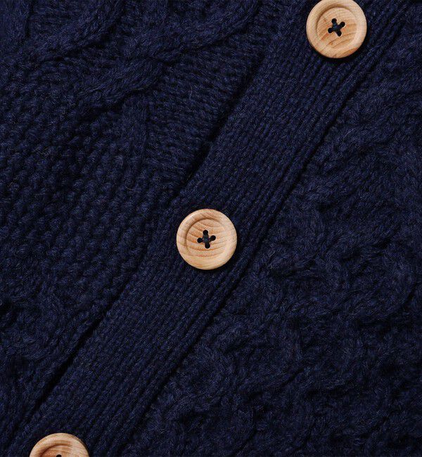 BEAMS PLUS「BEAMS PLUS / Cardigan Alan Patchwork」|カーディガン|