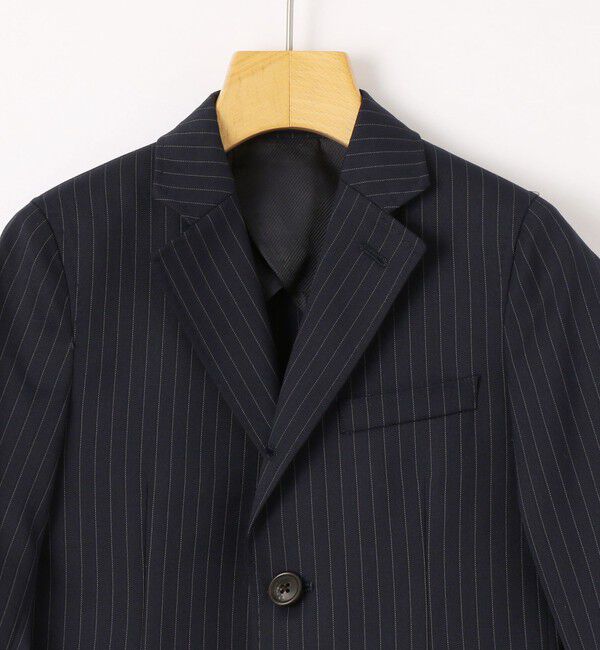 SHIPS KIDS「SHIPS KIDS:100～130cm / セレモニー ストライプ ジャケット」|テーラードジャケット|
