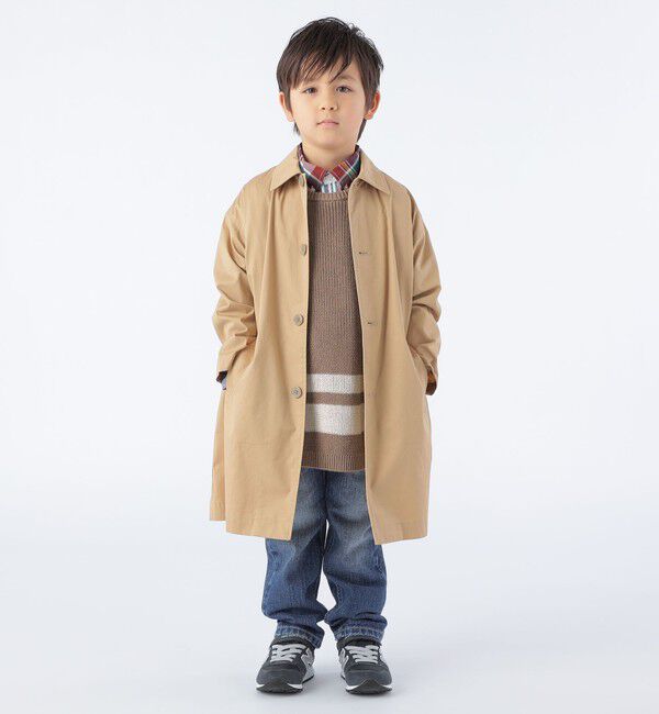 SHIPS KIDS「【SHIPS KIDS別注】ARCH&LINE:110～145cm / ギマ コットン ベスト」|ベスト・ジレ|