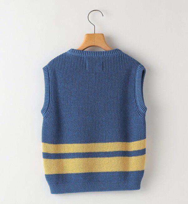 SHIPS KIDS「【SHIPS KIDS別注】ARCH&LINE:110～145cm / ギマ コットン ベスト」|ベスト・ジレ|