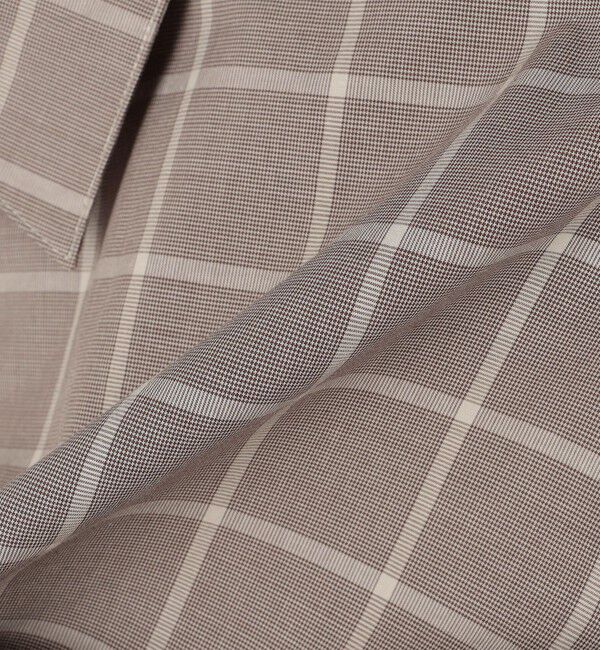 SHIPS any「SHIPS any: オーバーサイズ レギュラーカラー チェック／ストライプ 長袖 シャツ◇」|シャツ・ブラウス|