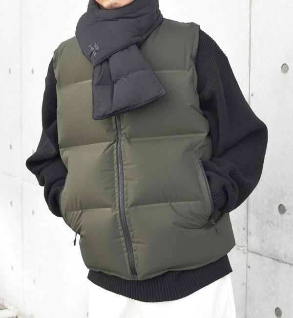 SHIPS any「【Begin9月号 BB10 掲載】SHIPS any: 〈手洗い可能・撥水加工〉エアダウン 2WAY ベスト◇」|ベスト・ジレ|オリーブ