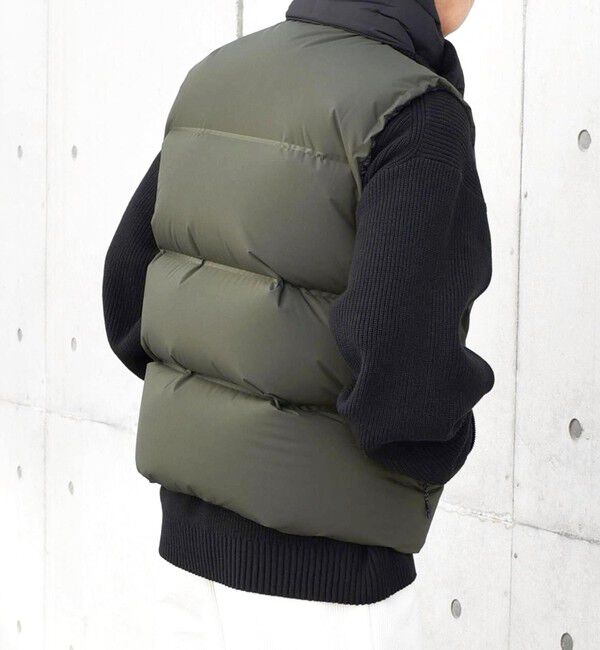 SHIPS any「【Begin9月号 BB10 掲載】SHIPS any: 〈手洗い可能・撥水加工〉エアダウン 2WAY ベスト◇」|ベスト・ジレ|